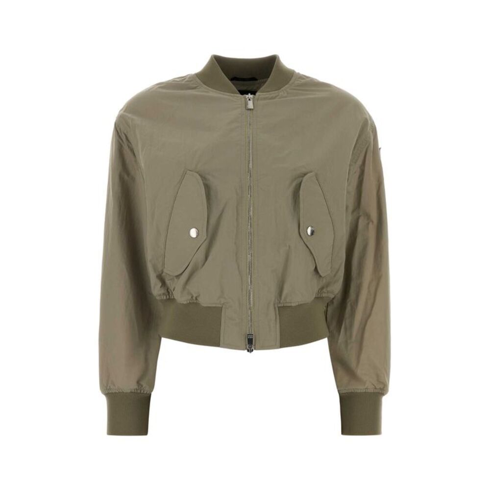 Tatras Women Sage Green Nylon Ottamota Bomber Jacket